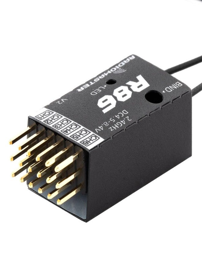 راديوماستر جهاز استقبال راديو ماستر R86 V2 ذو 6 قنوات متوافق مع تقنية SFHSS بتقنية PWM - Image 5